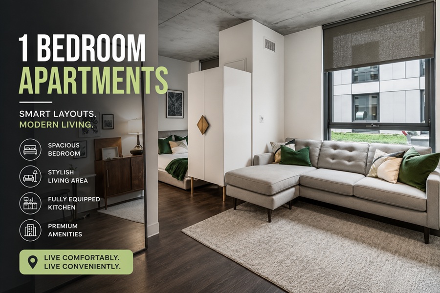 1 Bedroom Apartments: Size, Cost and How to Choose the Right One