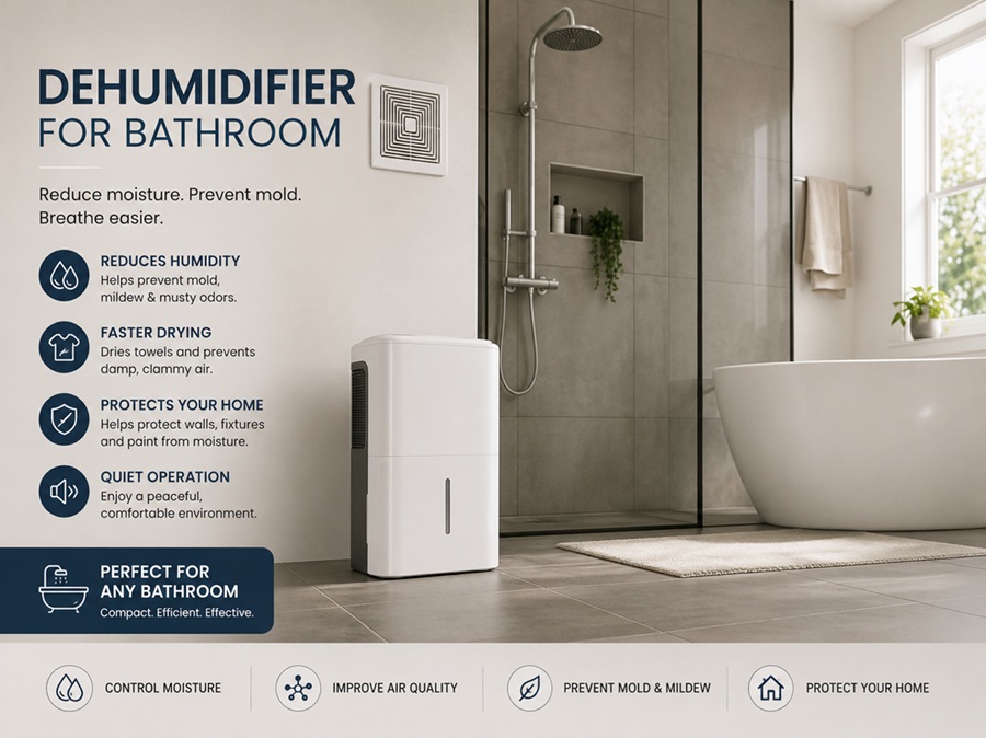 Dehumidifier for Bathroom: Do You Need One and How to Choose