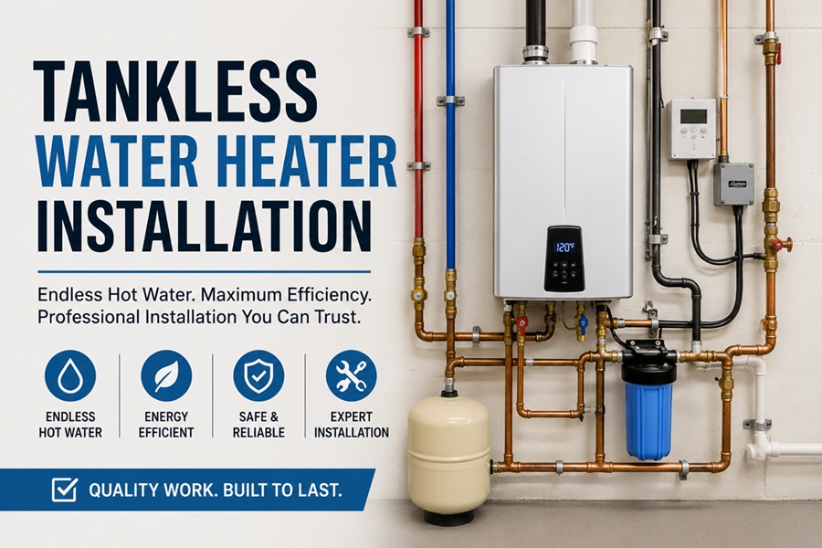 Tankless Water Heater Installation: Process, Cost and Tips