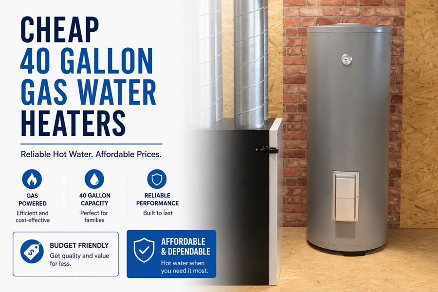 Cheap 40 Gallon Gas Water Heaters: What to Look For