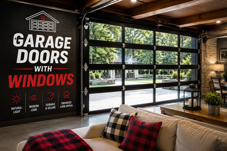 Garage Doors With Windows: Benefits and What to Know