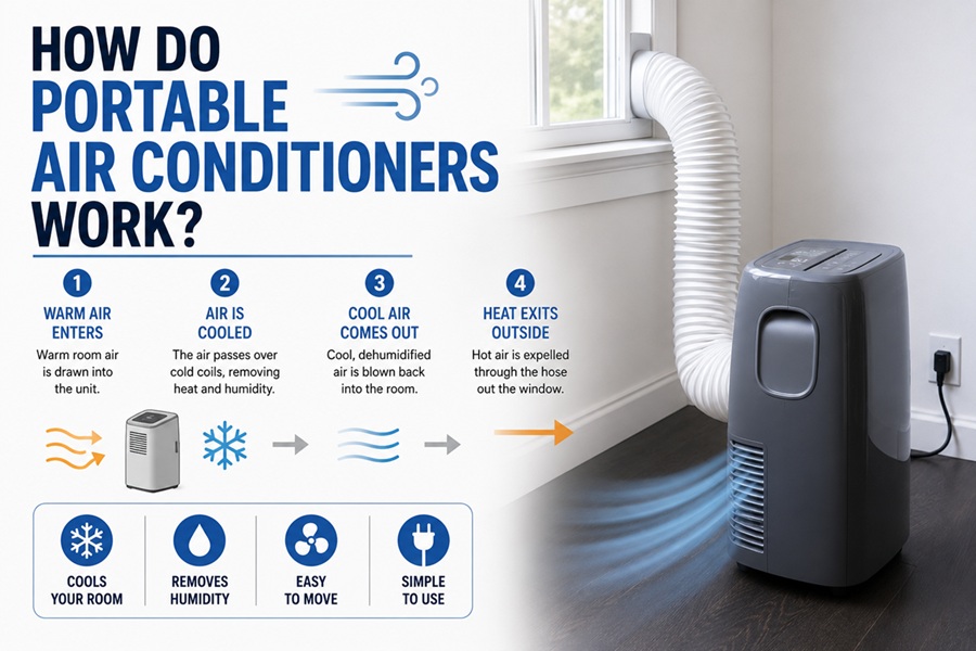 How Do Portable Air Conditioners Work? A Clear Guide